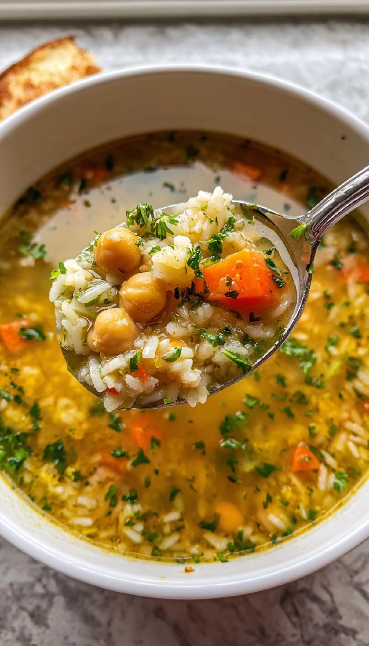 Chickpea and Rice Soup