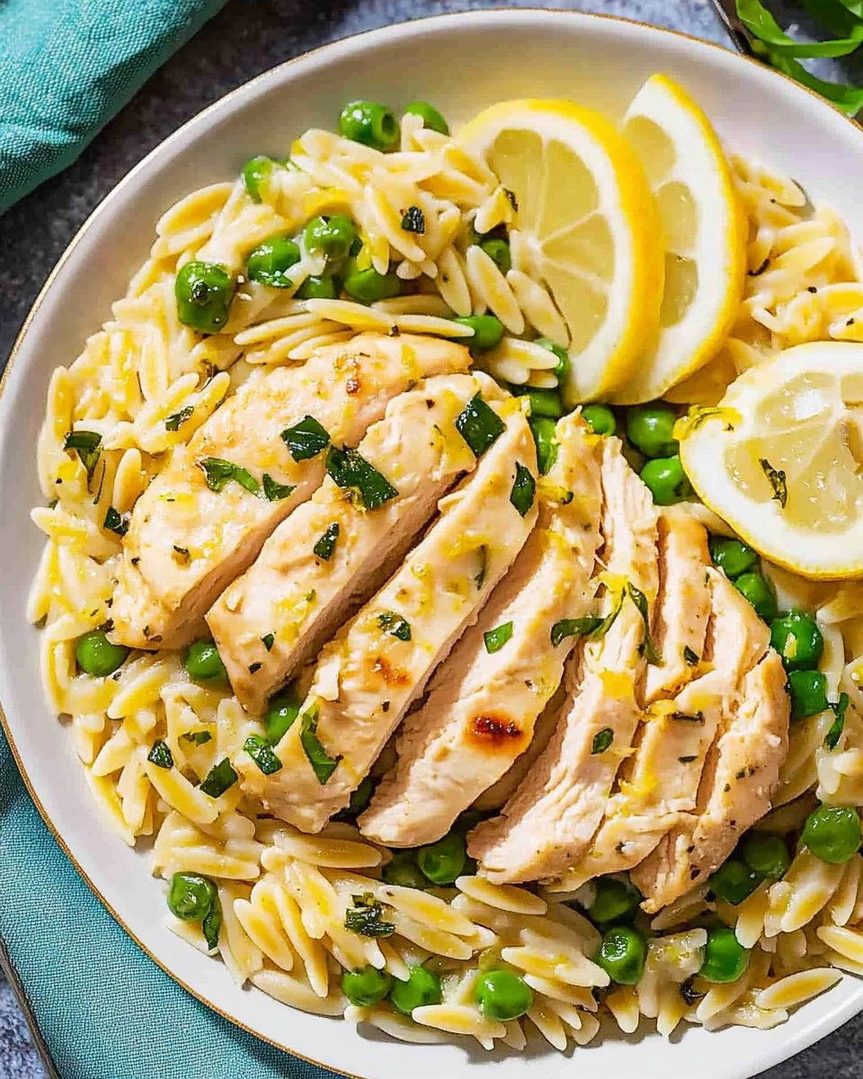 Lemon Orzo Chicken