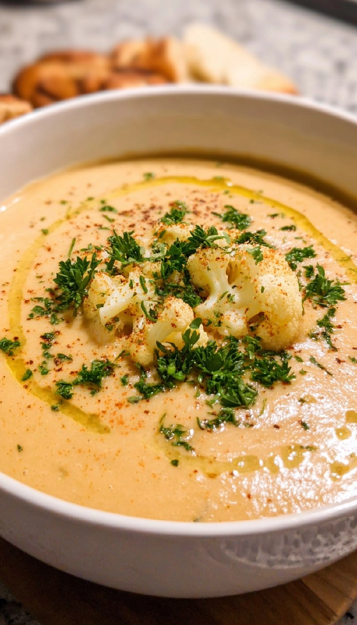 Roasted Cauliflower Soup