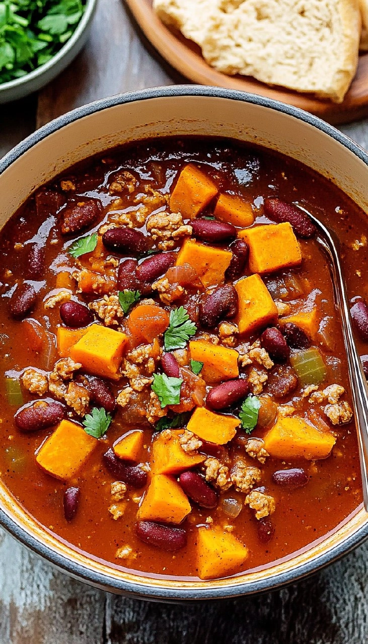 Turkey Sweet Potato Chili