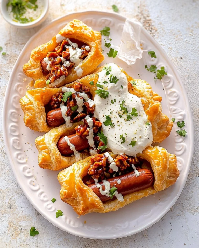 Buffalo-Wing-Puff-Pastry-Hot-Dogs-Recipe