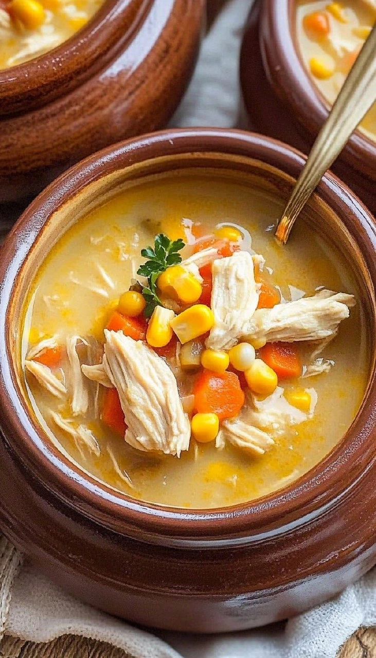 CHICKEN CORN SOUP