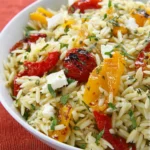 Orzo-Salad-with-Feta-and-Roasted-Peppers-Recipe