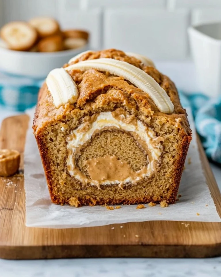 Peanut-Butter-Cream-Cheese-Filled-Banana-Bread-Recipe