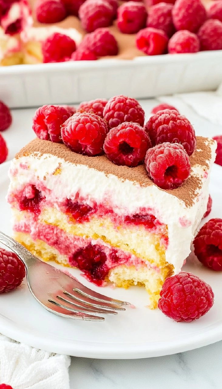 Raspberry Tiramisu