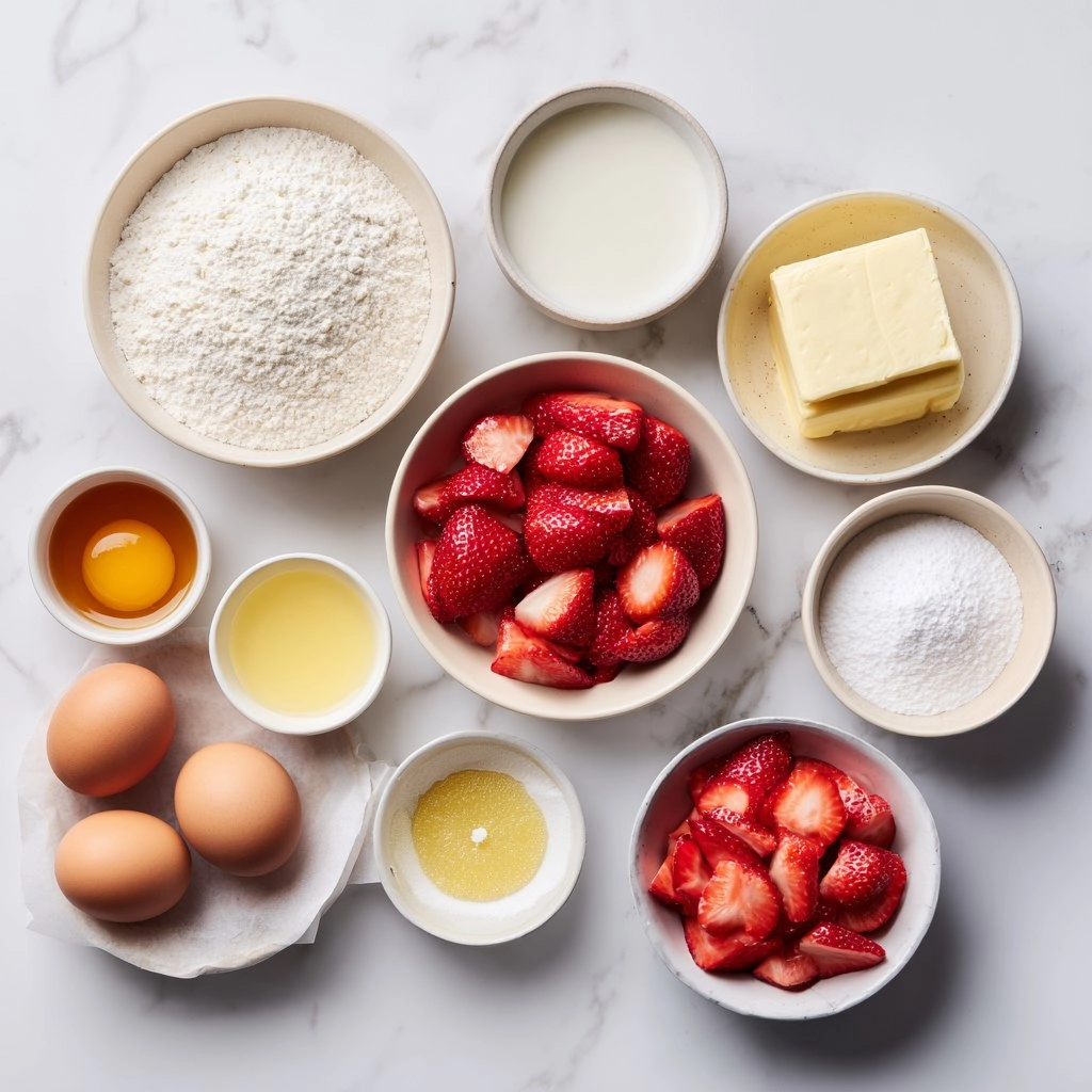 Vanilla Cake With Strawberry Filling 91 Vanilla Cake With Strawberry Filling