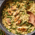 Asparagus-Orzo-with-Chicken-Recipe