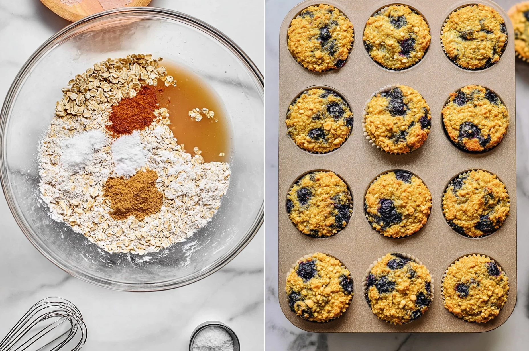 Banana Blueberry Oatmeal Muffins 111 Banana Blueberry Oatmeal Muffins