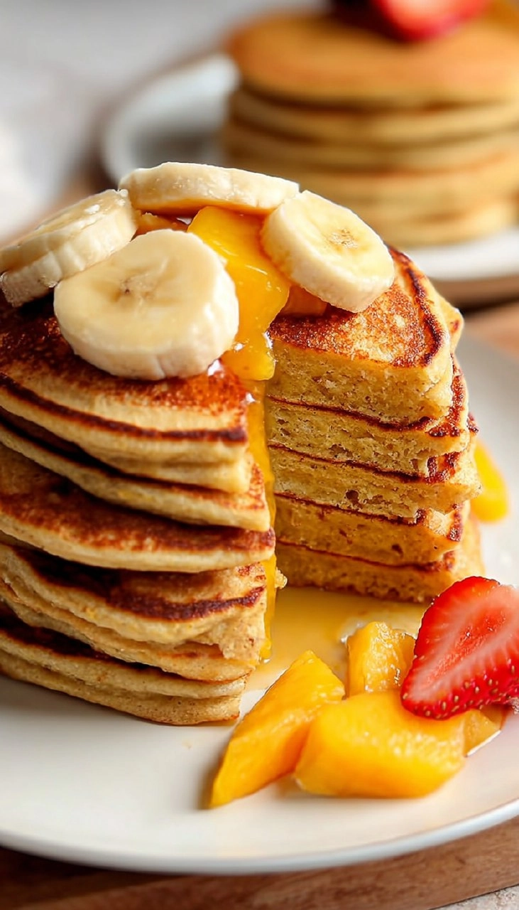 Banana Oatmeal Pancakes 80 Banana Oatmeal Pancakes