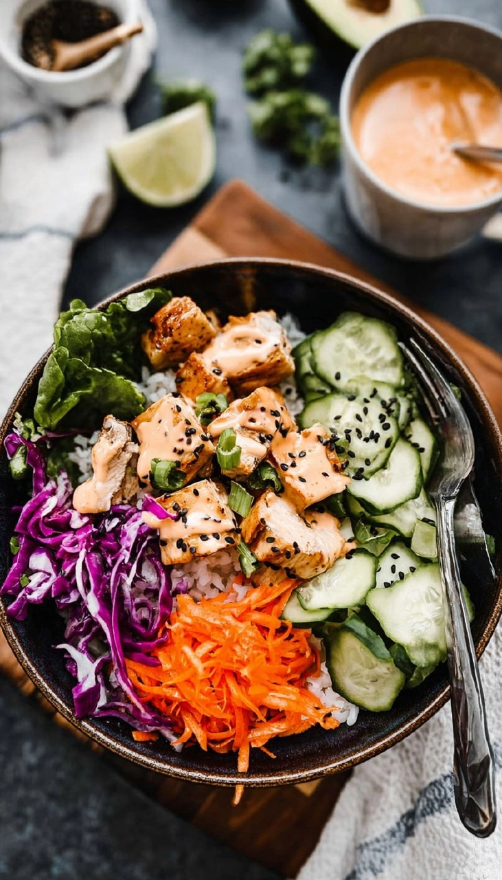 Bang Bang Chicken Bowls 142 Bang Bang Chicken Bowls