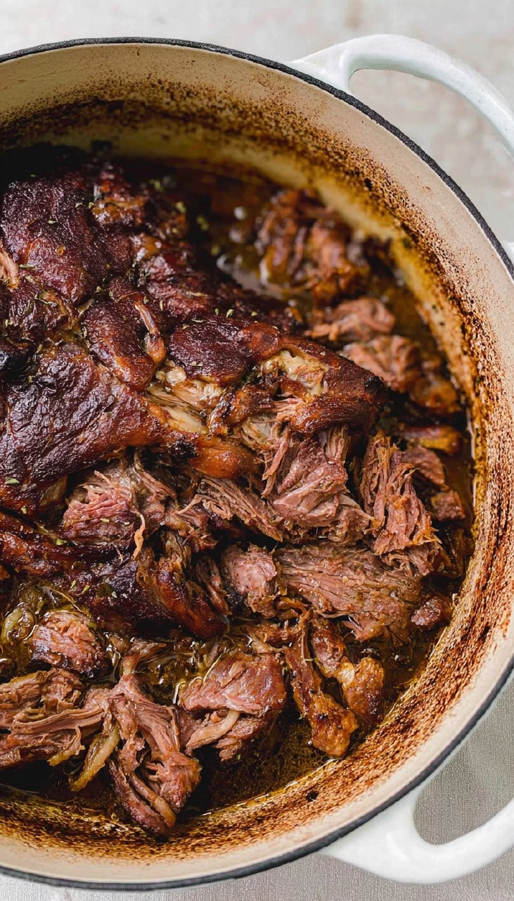 Boneless Braised Leg of Lamb