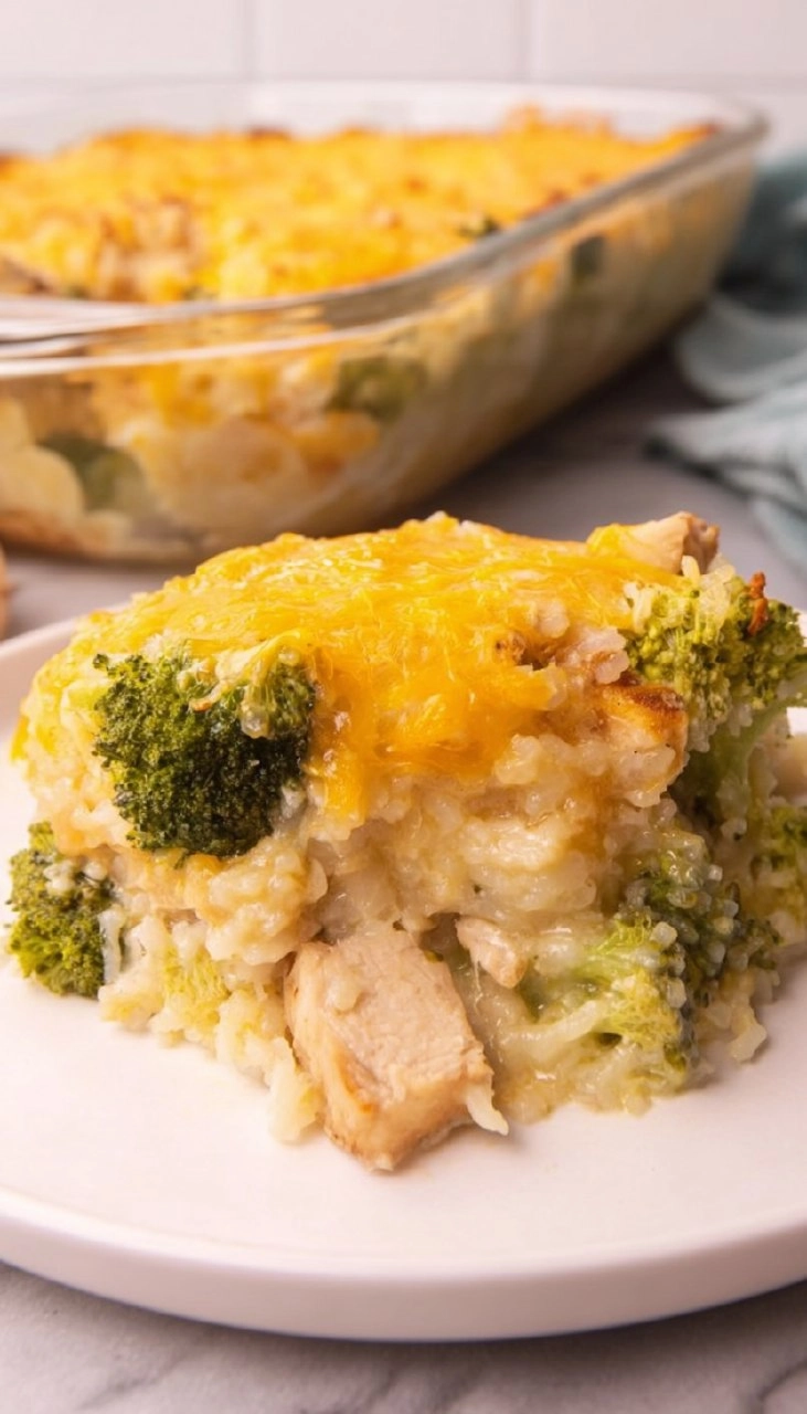 Chicken Rice Casserole with Broccoli