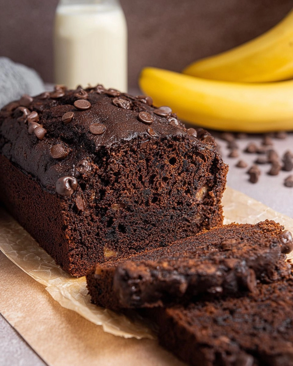 Double Chocolate Banana Bread