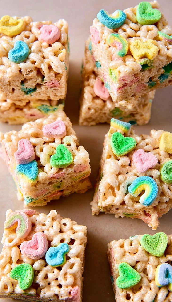 Lucky Charms Rice Krispie Treats