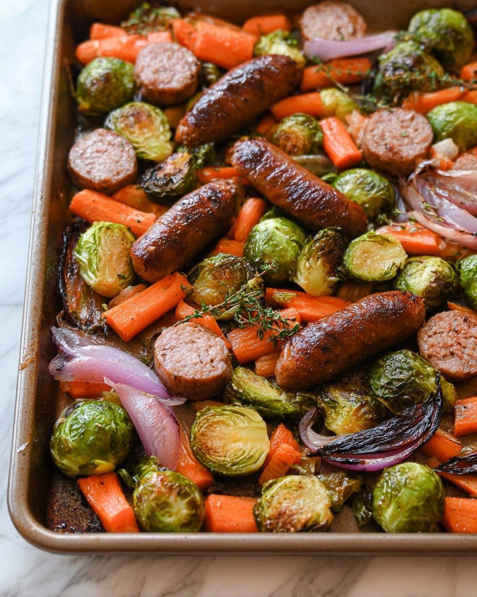 One Pan Sausage and Veggies with Italian Sausage
