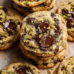 Pistachio-Chocolate-Chip-Cookies-Recipe