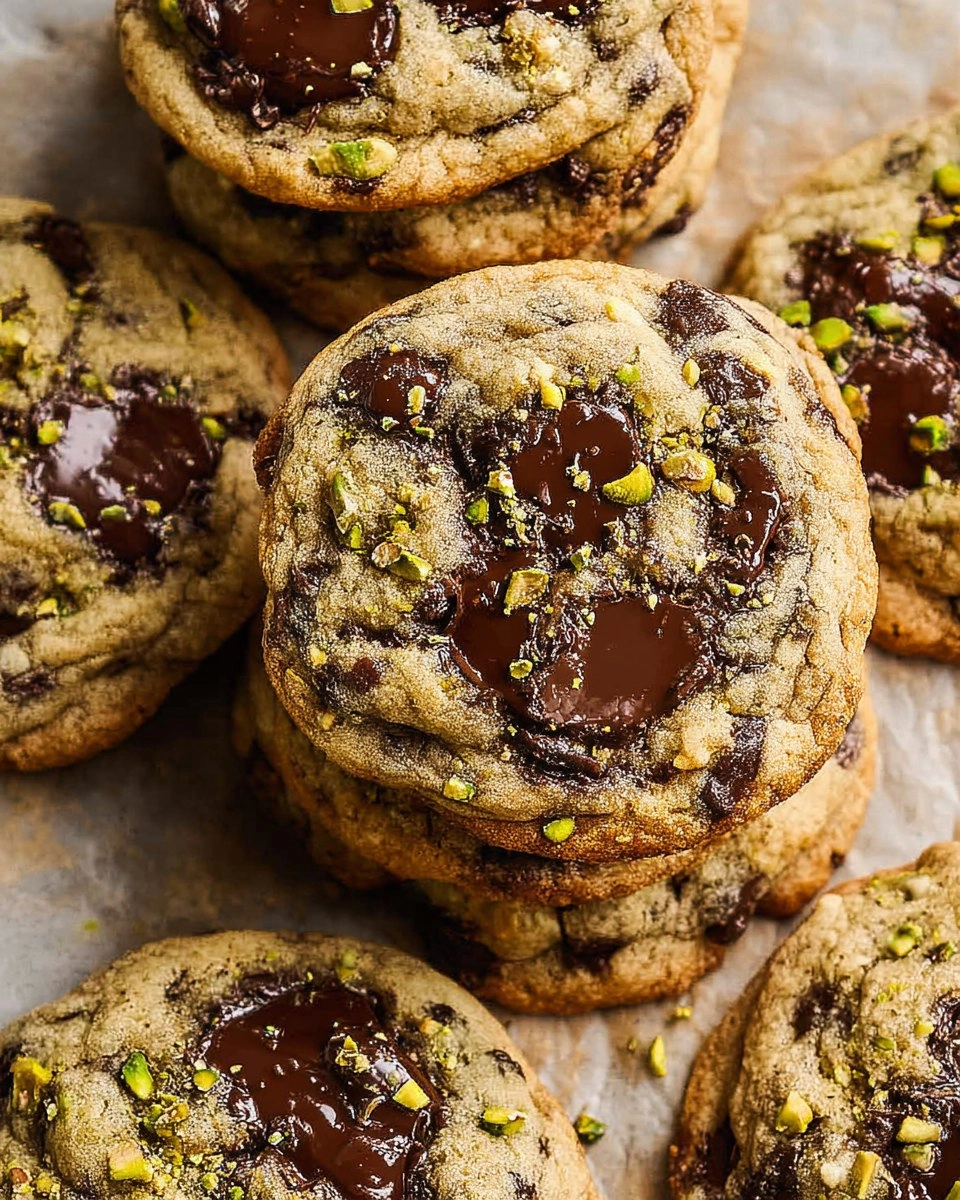 Pistachio Chocolate Chip Cookies