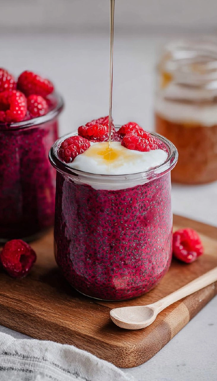 Raspberry Chia Pudding