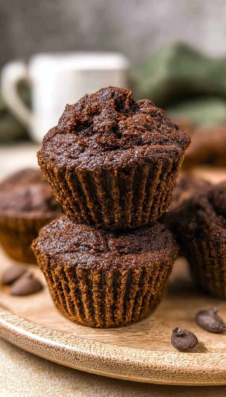 Chocolate Wheat Bran Muffins