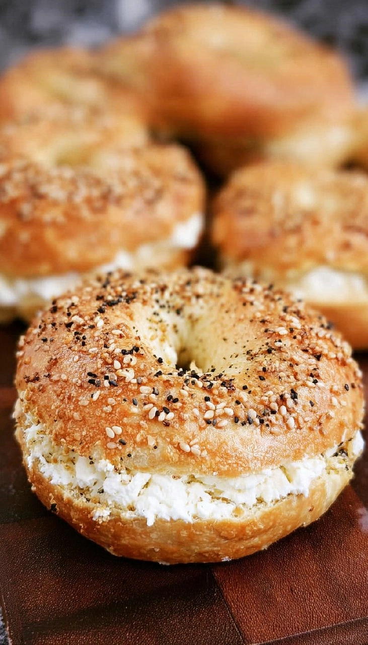 Cottage Cheese Bagels