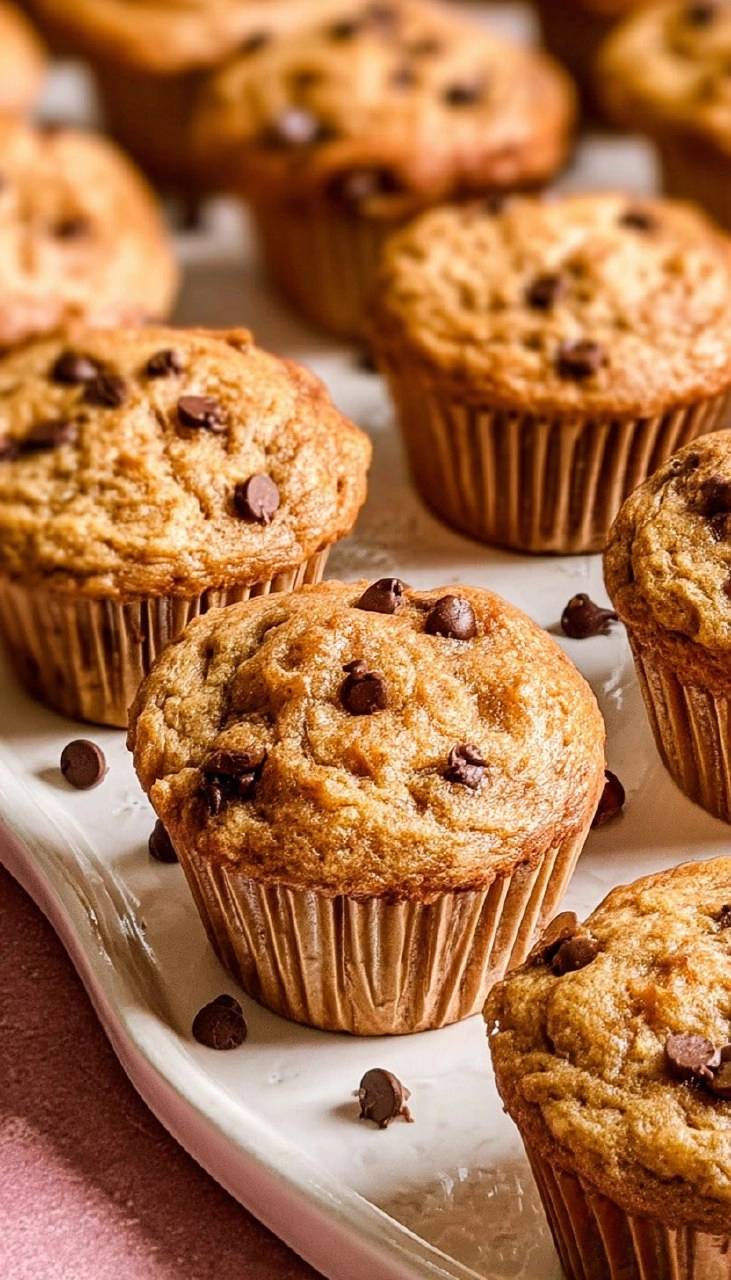 Cottage Cheese Chocolate Chip Muffins