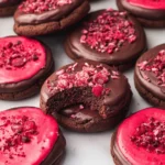 Frosted Raspberry Chocolate Cookies 156 Frosted-Raspberry-Chocolate-Cookies-Recipe