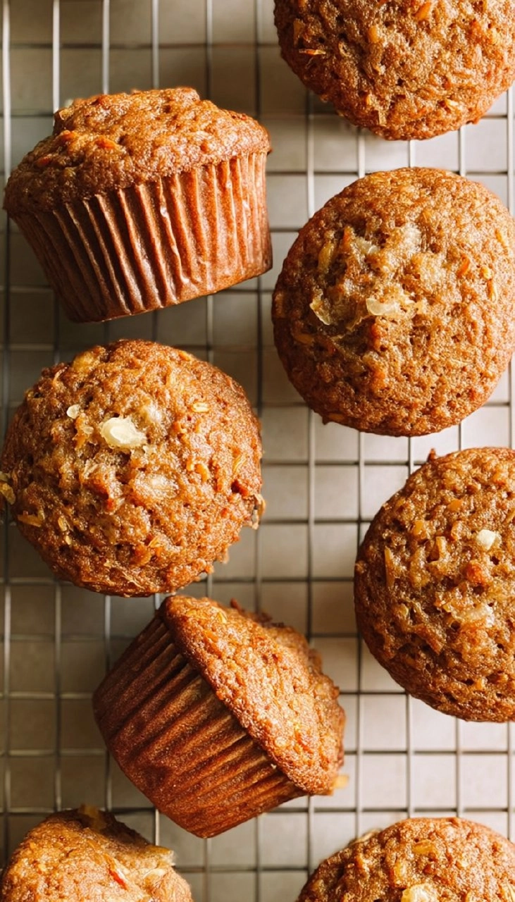 Gluten-Free Carrot Cake Muffins with Cream Cheese Filling
