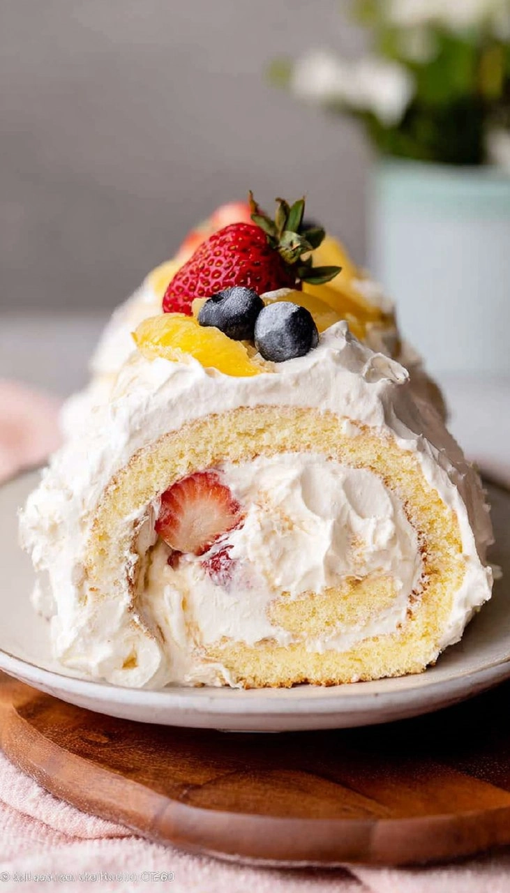 Meringue Roulade 170 Meringue Roulade