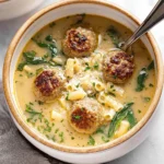 One-Pot Chicken Meatball Soup 166 One-Pot-Chicken-Meatball-Soup-Recipe