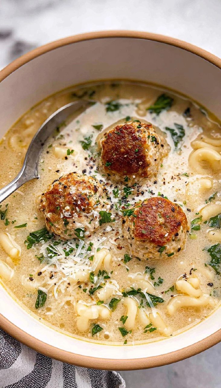 One-Pot Chicken Meatball Soup 165 One-Pot Chicken Meatball Soup