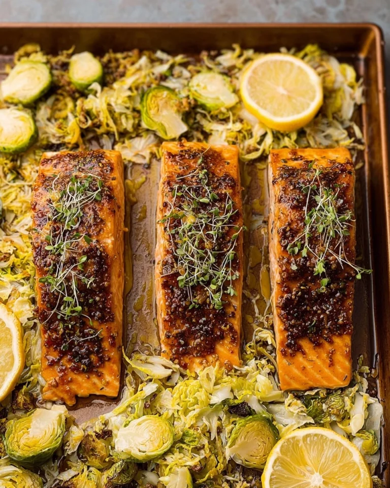 Salmon-and-Brussel-Sprouts-with-Honey-Dijon-Glaze-Sheet-Pan-Recipe