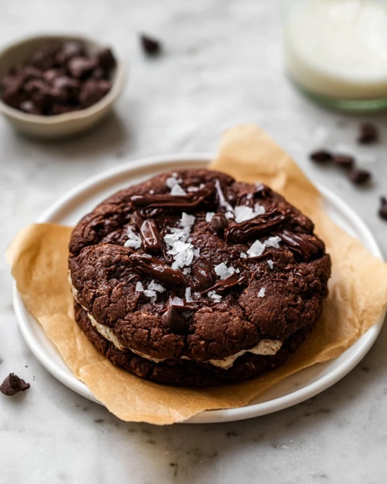 Single-Serve-Chocolate-Sandwich-Cookie-Filled-with-Chocolate-Chip-Cookie-Dough-Recipe
