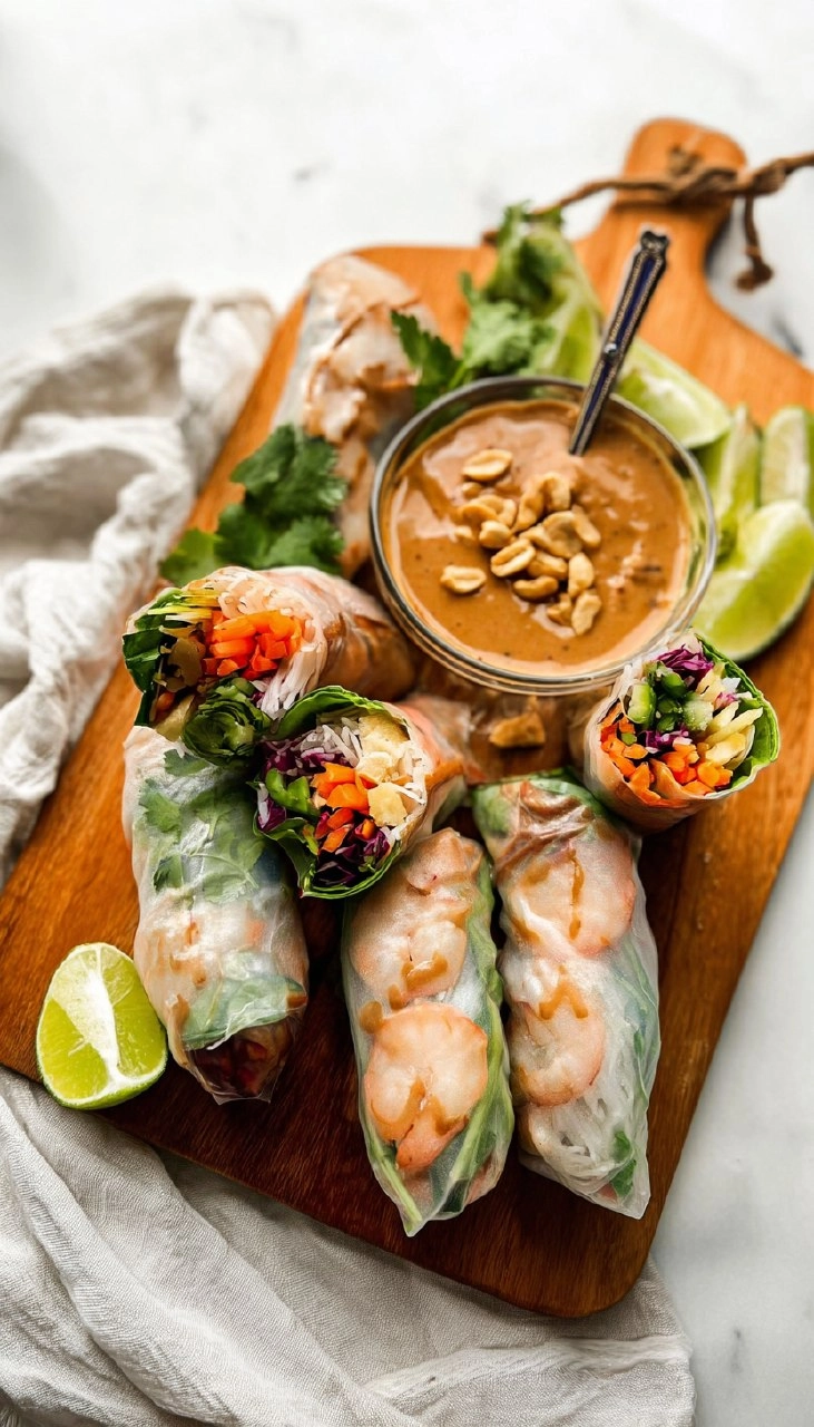 Spicy Peanut Sauce for Spring Rolls
