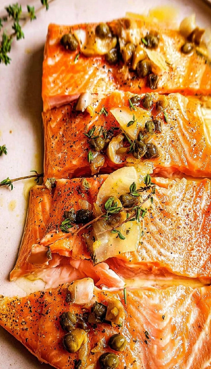 Steelhead Trout (Lemon Butter Caper Sauce) 80 Steelhead Trout (Lemon Butter Caper Sauce)