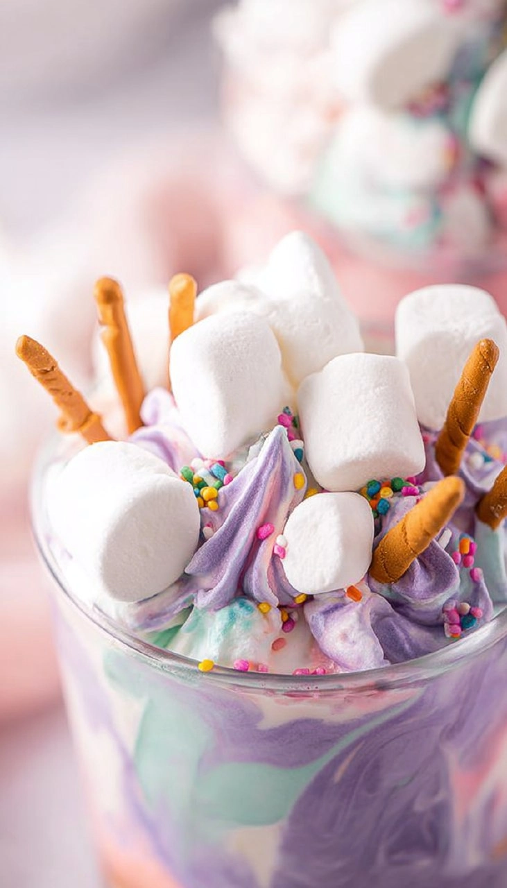 Unicorn Dessert Cups