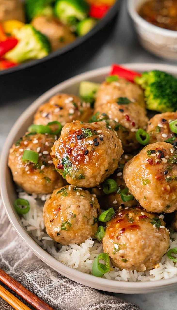 Asian-Chicken-Meatballs-Recipe