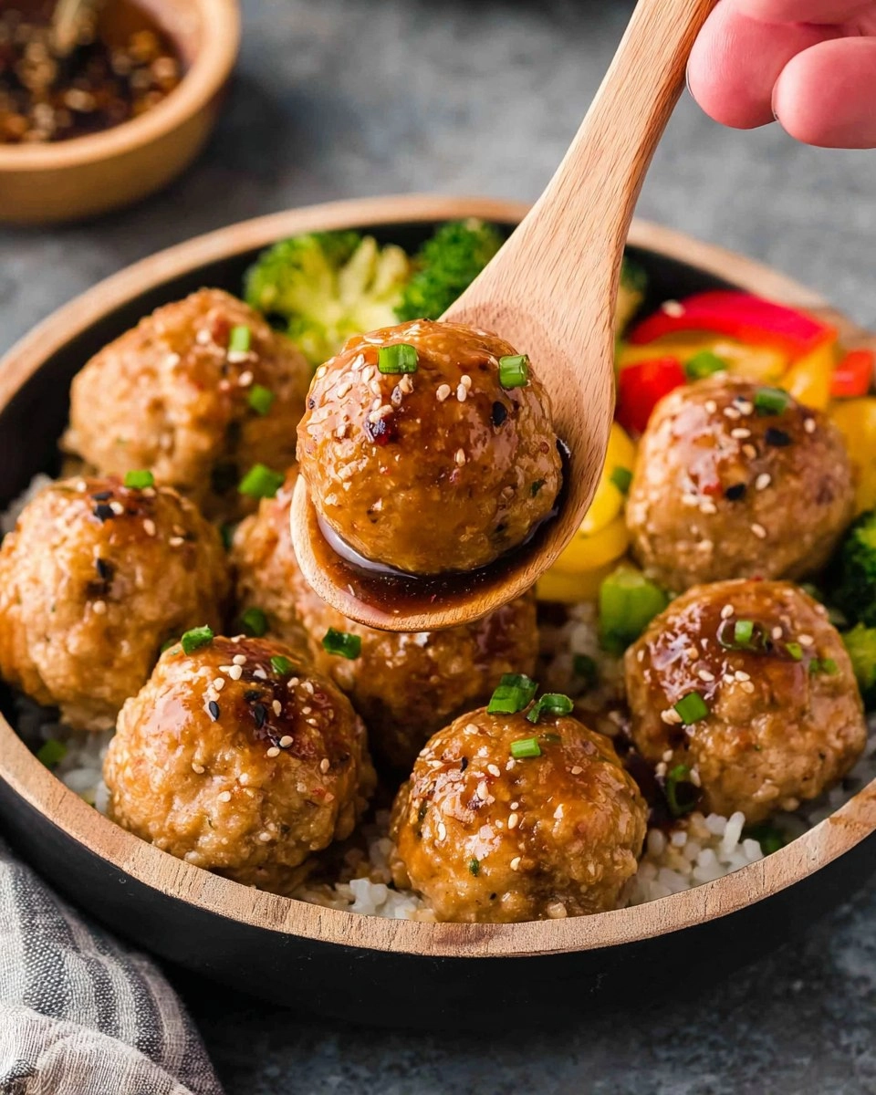 Asian Chicken Meatballs 136 Asian Chicken Meatballs