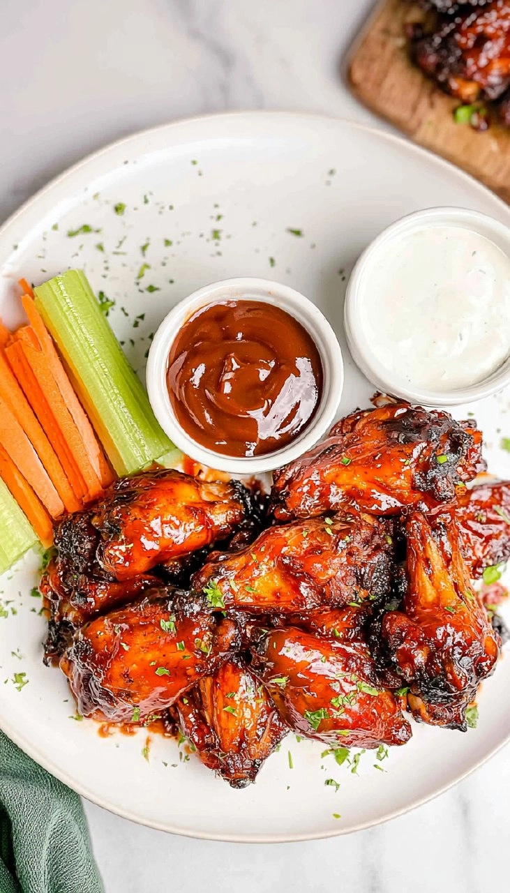 Baked BBQ Chicken Wings 65 Baked BBQ Chicken Wings