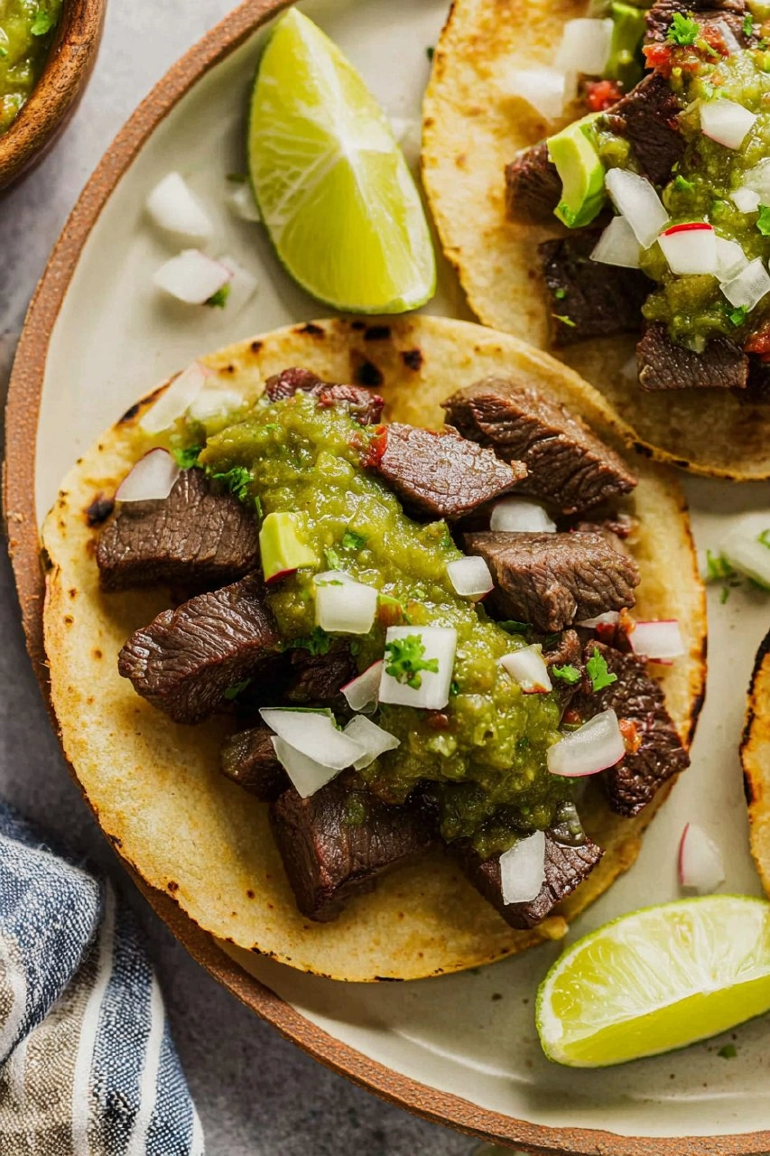 Carne Asada Vampiro Tacos