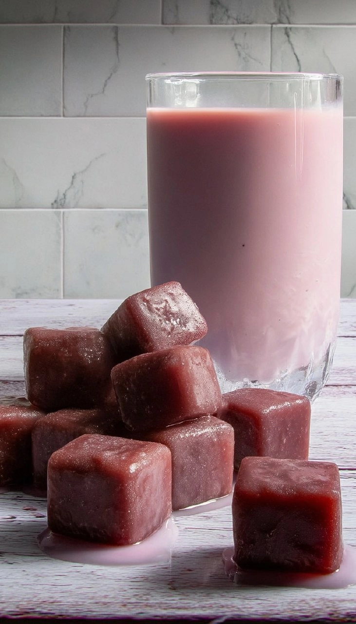 Chocolate-Cherry-Smoothie-Cubes-Recipe