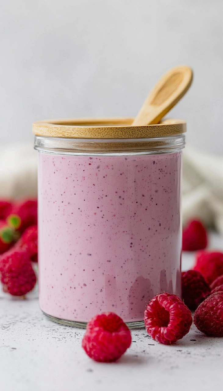 Creamy-Raspberry-Yogurt-Pudding-Recipe