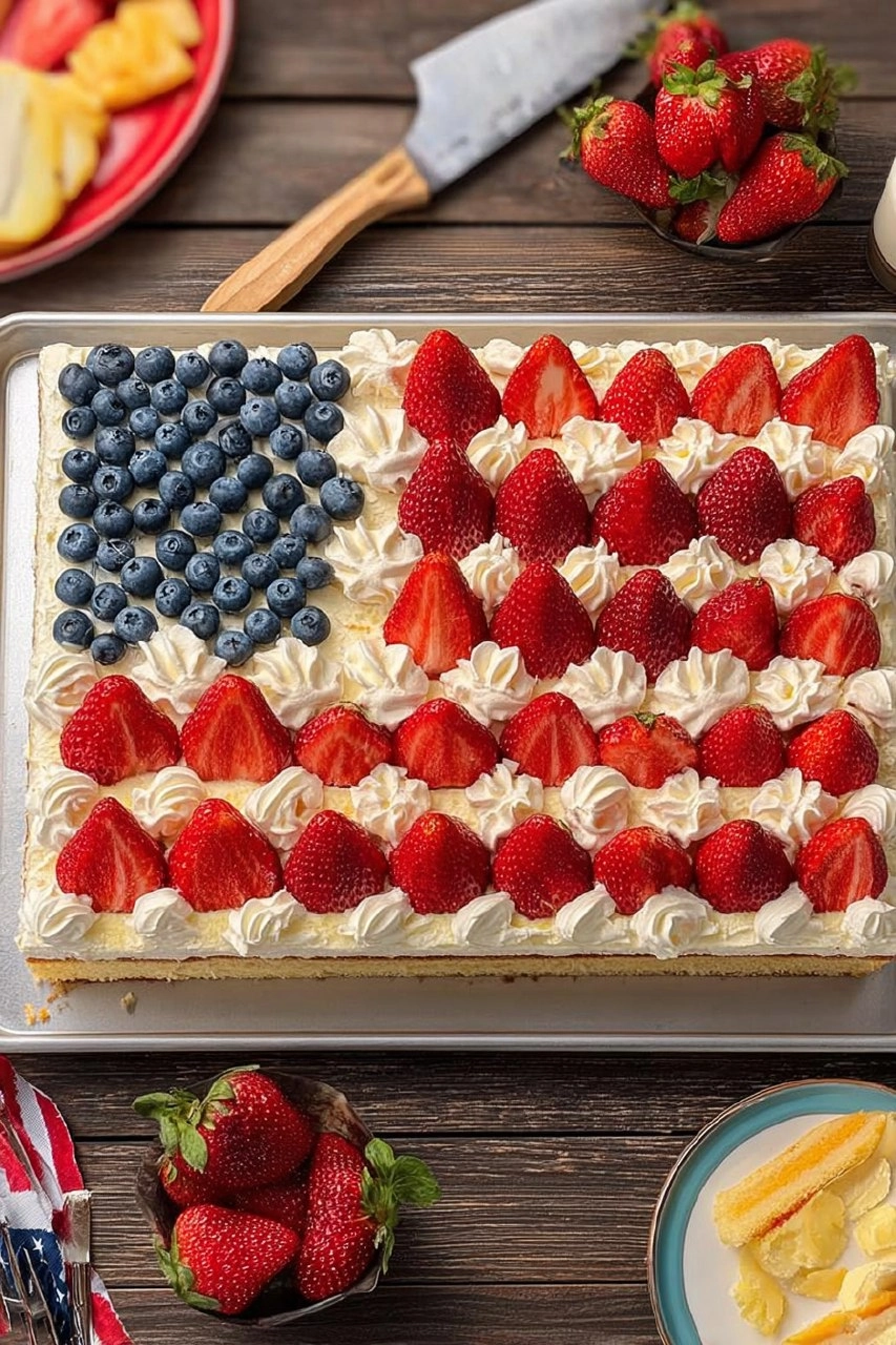 Flag Cake 132 Flag Cake
