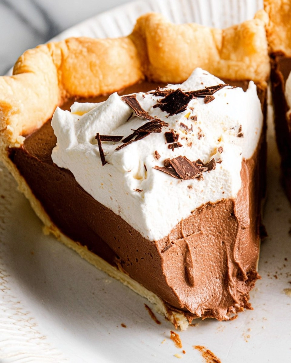 French Silk Pie with Cooked Eggs