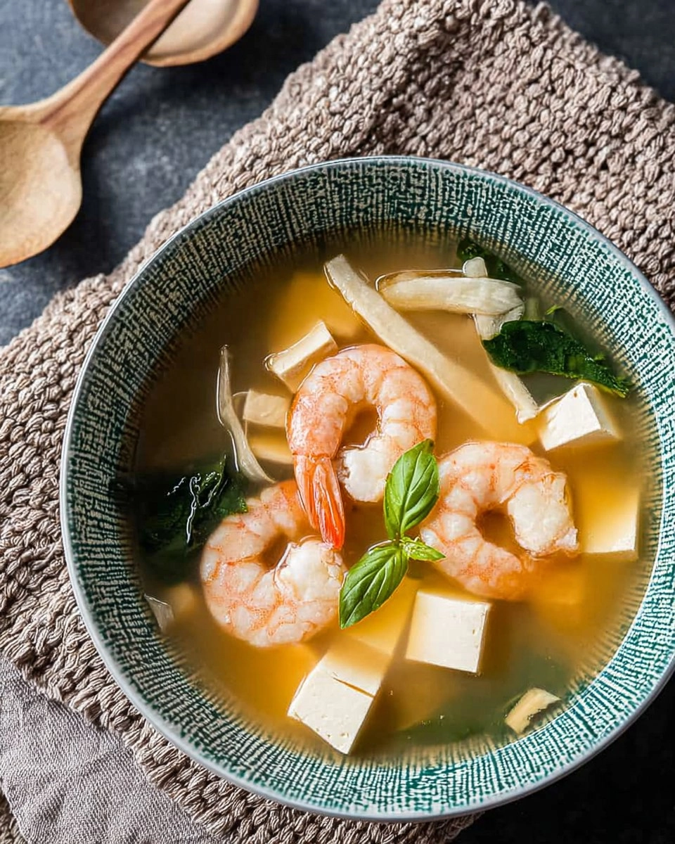 Lemon Basil Shrimp and Tofu Soup 86 Lemon Basil Shrimp and Tofu Soup