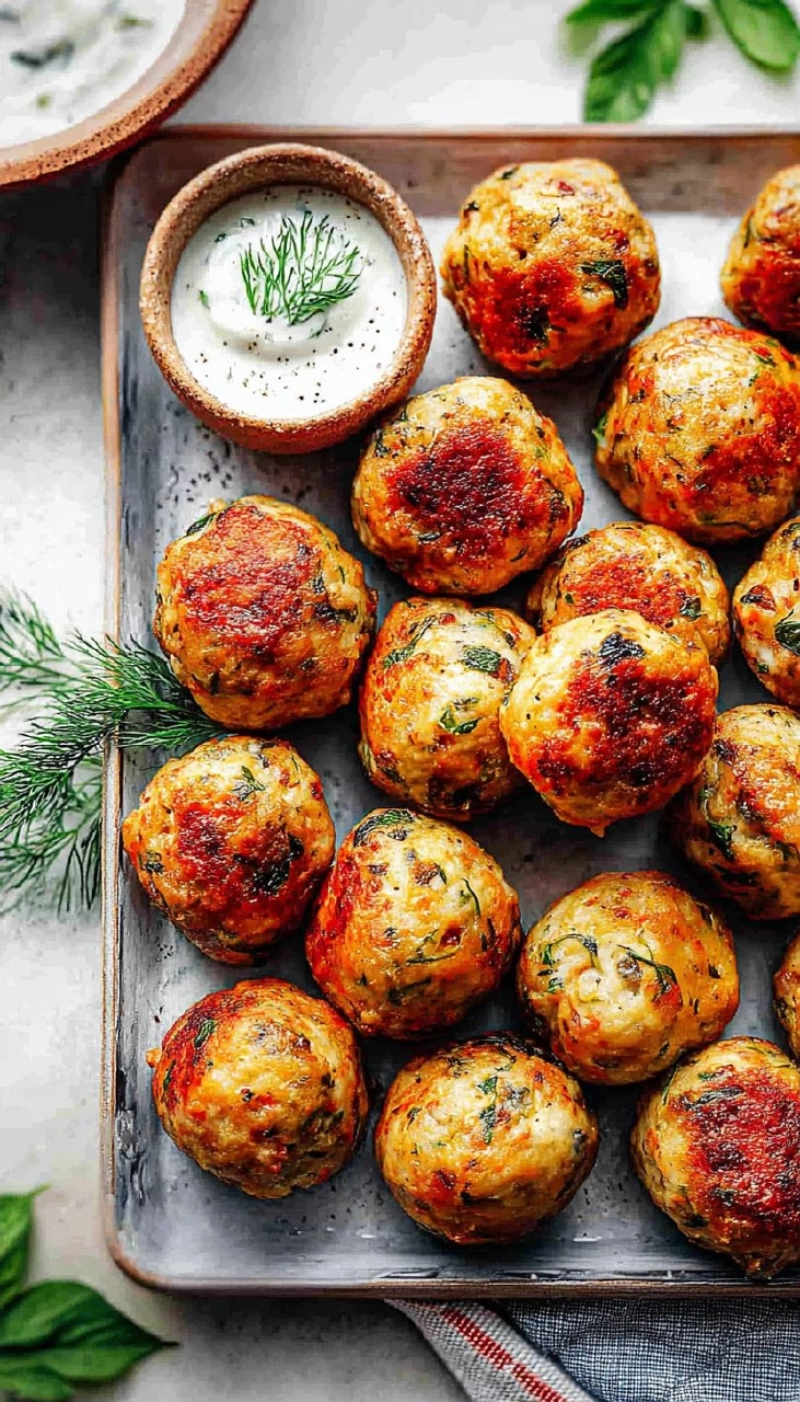 Mediterranean-Chicken-Meatballs-Recipe