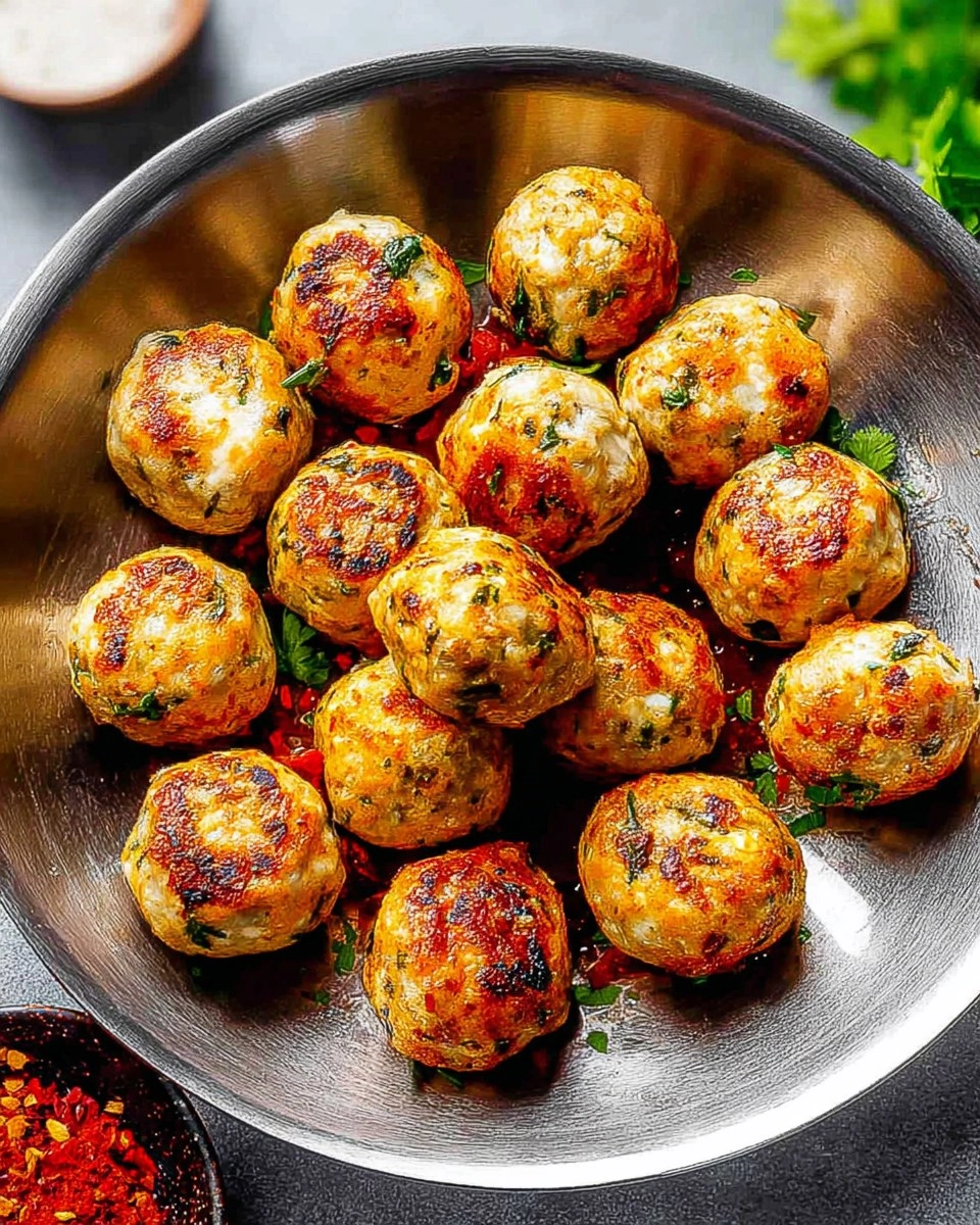 Mediterranean Chicken Meatballs 115 Mediterranean Chicken Meatballs