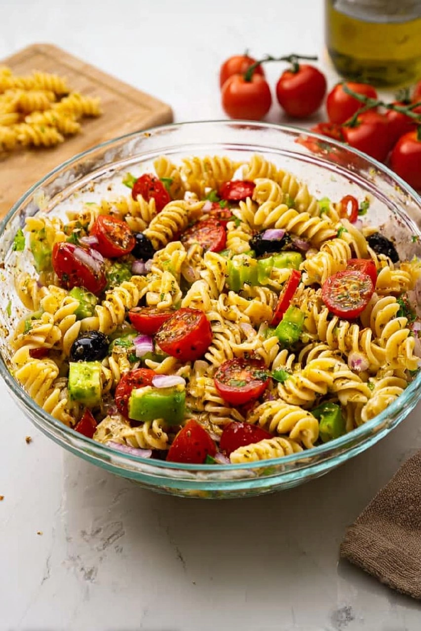 Pasta Salad with Italian Dressing