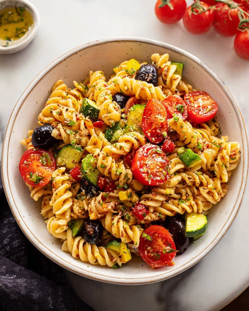Pasta Salad with Italian Dressing